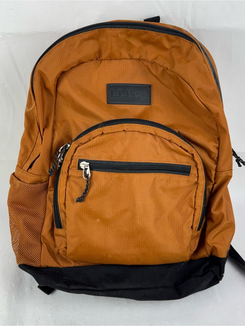 L.L. Bean Classic Backpack Orange Black Outdoors School Campus